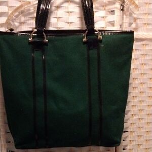 Elegant Green Tote Bag